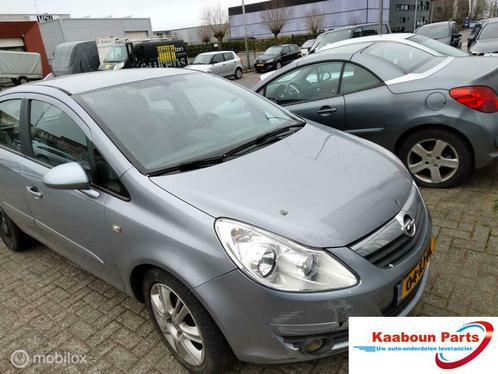 Portier Opel Corsa D 1.4 ('06-'15) rechtsvoor grijs 5-deurs, Auto-onderdelen, Carrosserie en Plaatwerk, Deur, Voor, Rechts, Gebruikt