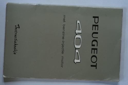 Peugeot 404 origineel instructieboekje en Reparaturanleitung, Auto diversen, Handleidingen en Instructieboekjes, Verzenden