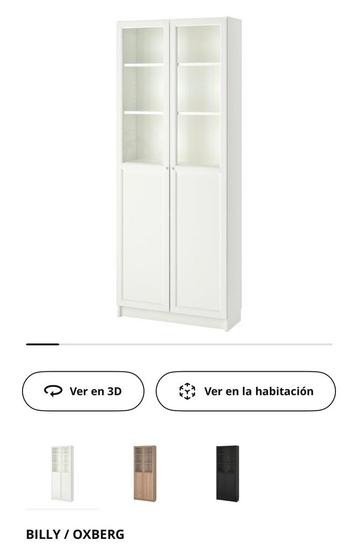 Billy/oxberg boekenkast ikea 80x41x202 cm - afbeelding 4 Billy/oxberg boekenkast ikea 80x41x202 cm - afbeelding 4