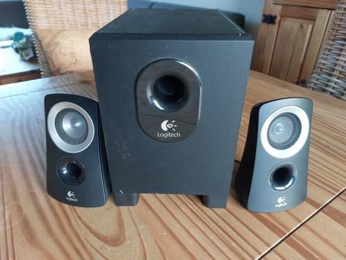 Logitech 2.1 multimedia speaker systeem type Z313, Audio, Tv en Foto, Luidsprekers, Gebruikt, Ophalen of Verzenden