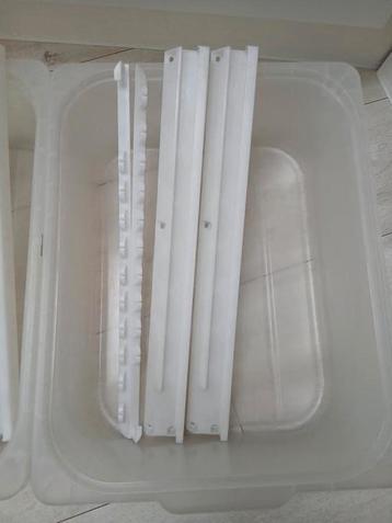 2 x kunststof lade voor ikea pax kast 50 cm breed - afbeelding 3 2 x kunststof lade voor ikea pax kast 50 cm breed - afbeelding 3