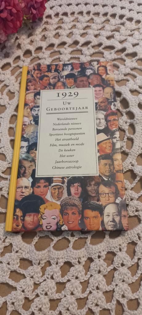 1929 Uw Geboortejaar, boekje met gebeurtenissen uit 1929, Boeken, Geschiedenis | Wereld, Zo goed als nieuw, Europa, 20e eeuw of later