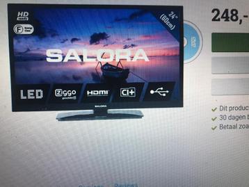 Nieuwe TV Salora hdmi usb vga dvd pc in 1 NOOIT GEBRUIKT !!