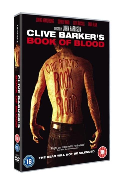 Clive Barker's Book Of Blood (2009) Doug Bradley, Hellraiser, Cd's en Dvd's, Dvd's | Horror, Zo goed als nieuw, Overige genres