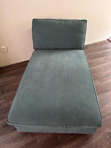 IKEA KIVIK Chaise Longue – Like New, Grey Turquoise Cover - afbeelding 2 IKEA KIVIK Chaise Longue – Like New, Grey Turquoise Cover - afbeelding 2
