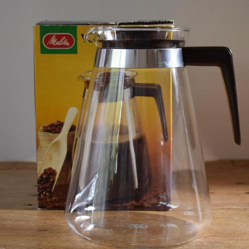 glazen Melitta koffie/thee kan 1,5 ltr nog nieuw in org doos, Huis en Inrichting, Keuken | Servies, Nieuw, Glas, Ophalen of Verzenden
