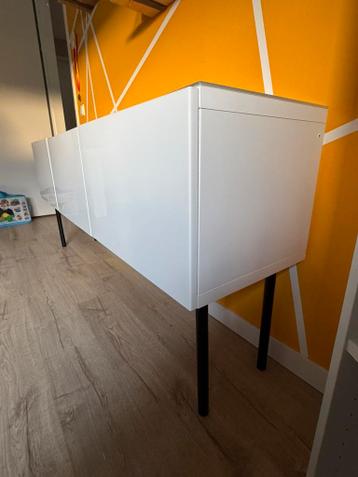 Ikea besta kast met glasplaat en op pootjes. - afbeelding 3 Ikea besta kast met glasplaat en op pootjes. - afbeelding 3