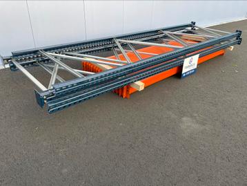 6.10 meter palletstelling. 4 meter hoog. 12 liggers 3000 kg