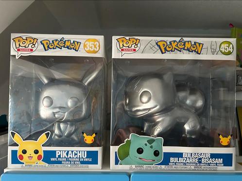 2x 10 inch funko pop Pokémon Pikachu 353 & Bulbasaur 454, Verzamelen, Poppetjes en Figuurtjes, Nieuw, Ophalen
