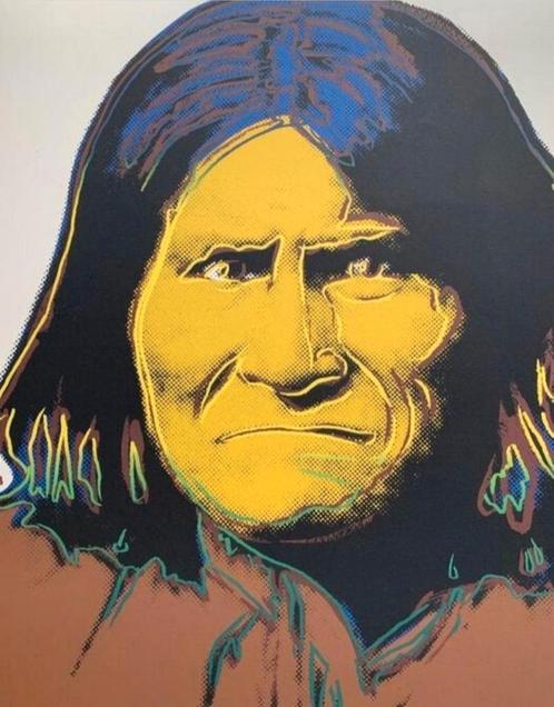 Andy Warhol - Geronimo, Antiek en Kunst, Kunst | Litho's en Zeefdrukken, Ophalen