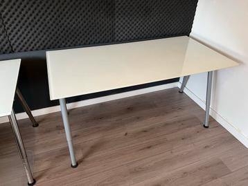 2x IKEA Galant Glazen Bureau 160x80 - afbeelding 3 2x IKEA Galant Glazen Bureau 160x80 - afbeelding 3