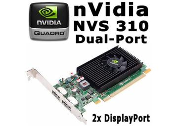 nVidia Quadro NVS 290 300 310 440 510 PCIe x1-x16 VGA, Win11