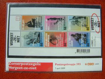 Postzegelmapje 393 Vergeet ze niet - ouderenzegels 2009 Nvph