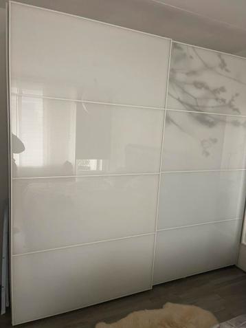 Ikea Pax Schuifdeuren Melkglas (2x 1.26m) - afbeelding 8 Ikea Pax Schuifdeuren Melkglas (2x 1.26m) - afbeelding 8