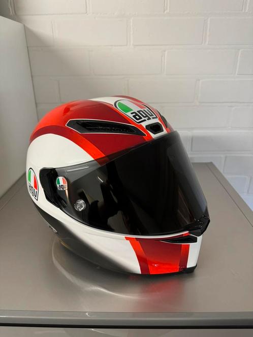 AGV Corsa-R simoncelli.  Maat M/S.  Sic58.  Zeldzaam!, Motoren, Kleding | Motorhelmen, Integraalhelm, M, AGV, Tweedehands, Ophalen of Verzenden