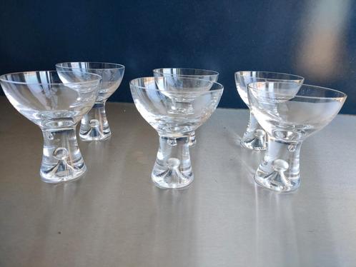 6 Iittala iitala itala Tapio glazen izgs 9,5 cm, Antiek en Kunst, Antiek | Glas en Kristal, Ophalen of Verzenden