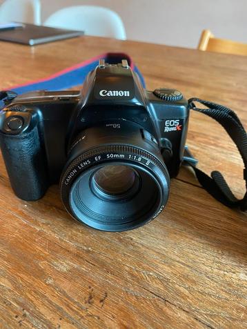 Canon Rebel X 35mm analoge camera 50 1.8 & 35-80