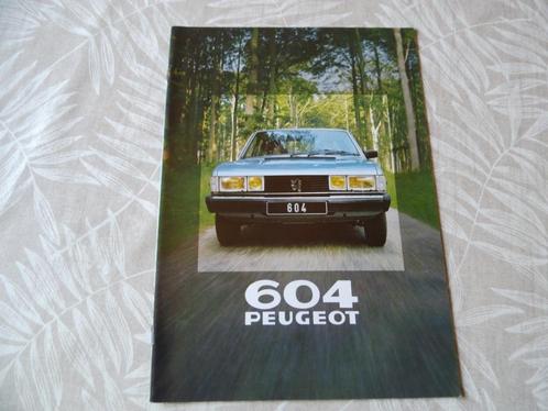 Peugeot 604, Boeken, Auto's | Folders en Tijdschriften, Zo goed als nieuw, Peugeot, Verzenden