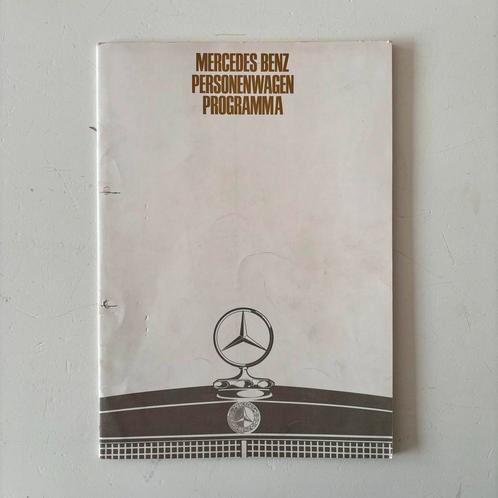 Mercedes Benz Personenwagen programma, Boeken, Auto's | Folders en Tijdschriften, Zo goed als nieuw, Mercedes, Ophalen of Verzenden