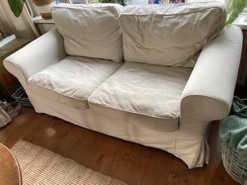 Nette IKEA Ektorp 3-zits & 2-zits bank, beige; extra hoezen - afbeelding 2 Nette IKEA Ektorp 3-zits & 2-zits bank, beige; extra hoezen - afbeelding 2