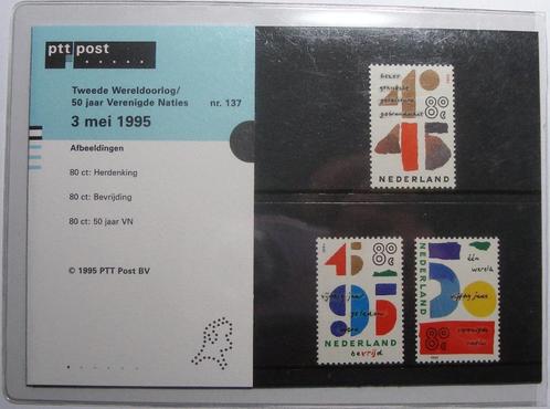 postzegelmapje nl nr. 137 - 1995, Postzegels en Munten, Postzegels | Nederland, Postfris, Na 1940, Ophalen of Verzenden