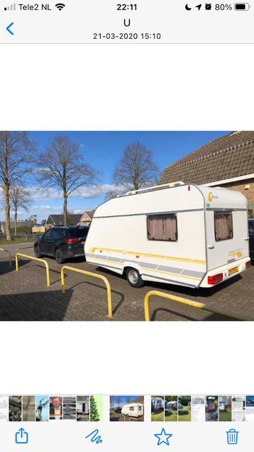 Caravan Delta Euroliner 3900TZV+Voortent+mover+vaste luifel