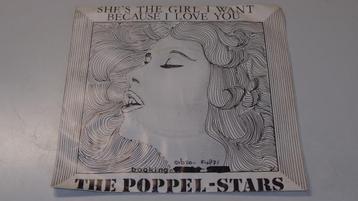 nederpop single 1983 THE POPPEL STARS - because i love you