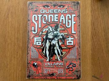 Queens of the stone age poster metaal