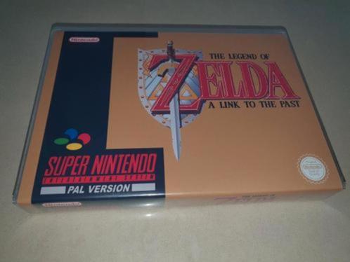 Zelda A Link to the Past SNES Game Case, Spelcomputers en Games, Games | Nintendo Super NES, Zo goed als nieuw, Verzenden