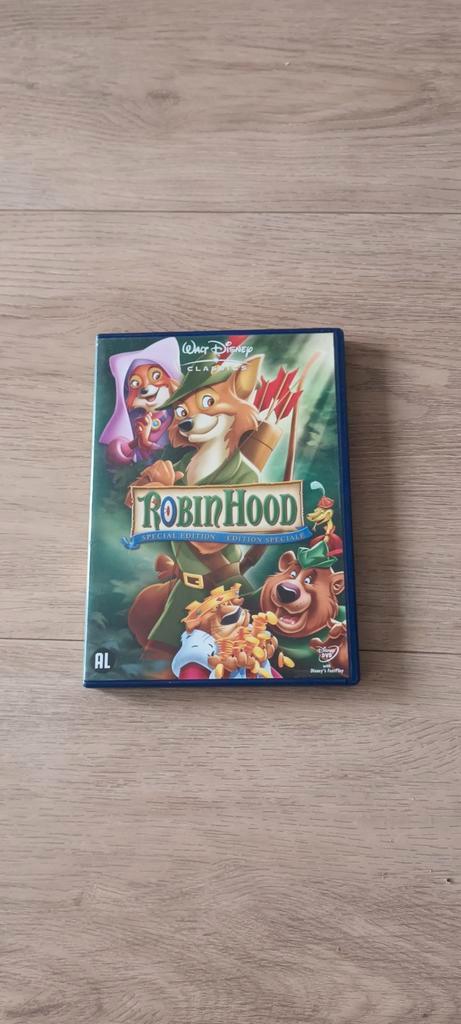 Disney dvd Robin Hood, Cd's en Dvd's, Dvd's | Tekenfilms en Animatie, Zo goed als nieuw, Europees, Alle leeftijden, Ophalen of Verzenden