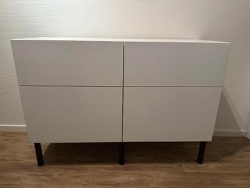 Besta dressoir/kast/opbergcombi wit 120x76x42 - afbeelding 2 Besta dressoir/kast/opbergcombi wit 120x76x42 - afbeelding 2