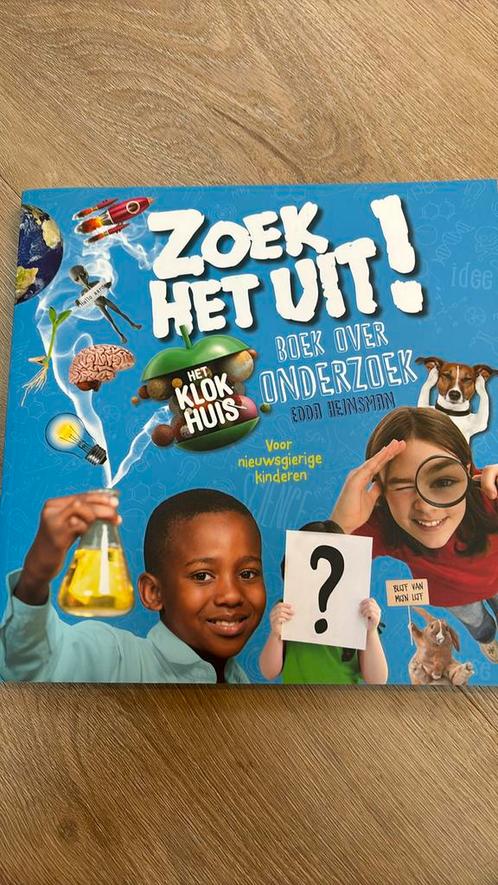 Edda Heinsman - Het Klokhuisboek over onderzoek, Boeken, Kinderboeken | Jeugd | onder 10 jaar, Zo goed als nieuw, Ophalen of Verzenden