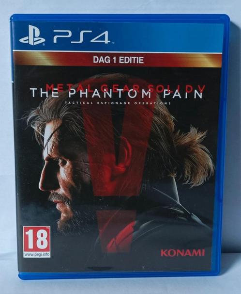 Metal Gear Solid V the Phantom pain - Playstation 4, Spelcomputers en Games, Games | Sony PlayStation 4, Zo goed als nieuw, Shooter