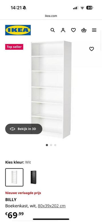 Gratis op de halen! Billy boekenkast Ikea - afbeelding 2 Gratis op de halen! Billy boekenkast Ikea - afbeelding 2