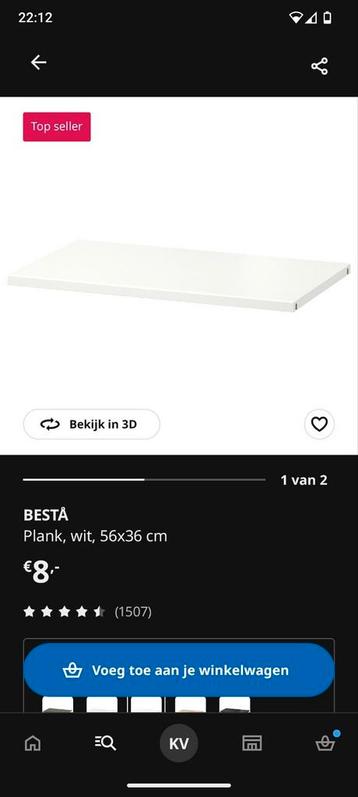 2x ikea besta kast wit met planken en lade - afbeelding 7 2x ikea besta kast wit met planken en lade - afbeelding 7
