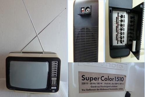 Retro Grundig Super Color 1510, Audio, Tv en Foto, Vintage Televisies, Gebruikt, Minder dan 40 cm, Grundig, Ophalen