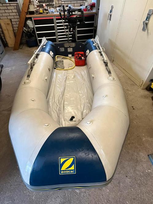 Zodiac 340 rubberboot met buitenboordmotor, Watersport en Boten, Accessoires en Onderhoud, Gebruikt, Overige typen, Ophalen