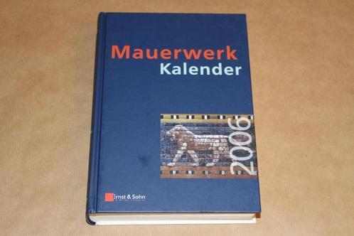 Mauerwerk Kalender 2006, Boeken, Techniek, Zo goed als nieuw, Ophalen of Verzenden