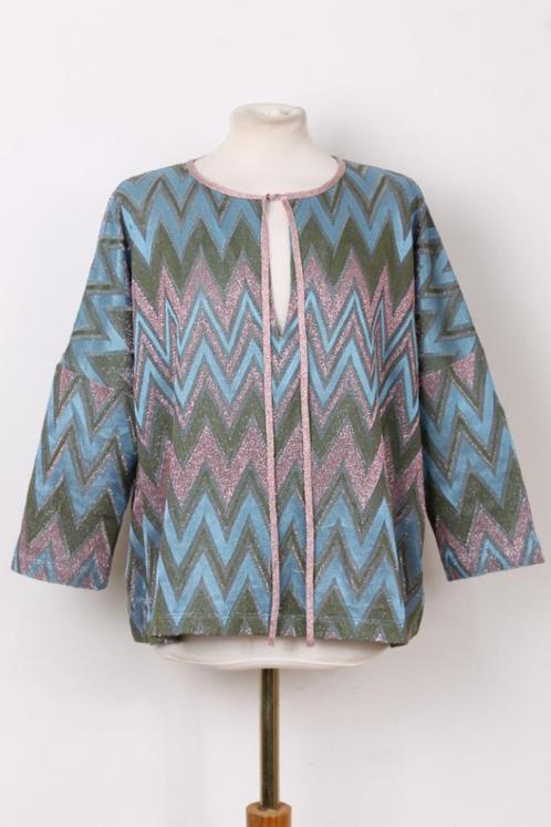 Feest! Tuniek van MISSONI maat 40 (L), Kleding | Dames, Blouses en Tunieken, Zo goed als nieuw, Maat 38/40 (M), Blauw, Verzenden