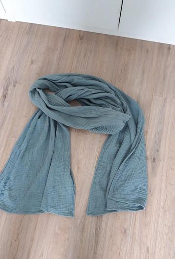 Simple sjaal zacht groen 