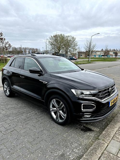 Volkswagen T-roc 1.5 TSI 150pk Auto Sport R-Line 2021 Zwart, Auto's, Volkswagen, Particulier, T-Roc, ABS, Achteruitrijcamera, Adaptive Cruise Control