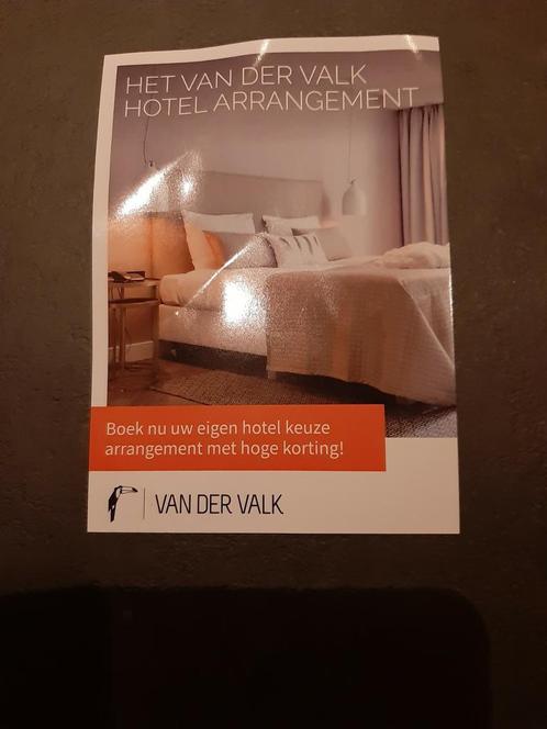 Kortingsvoucher hotelarrangement VAN DER VALK - 2 personen, Tickets en Kaartjes, Hotelbonnen, Twee personen, 1 overnachting