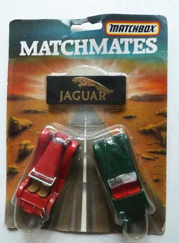 2 Jaguar MOC Matchbox Matchmates  1983