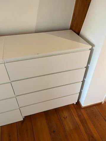 Ikea Malm Kast - Wit- 4 Lades - afbeelding 1 Ikea Malm Kast - Wit- 4 Lades - afbeelding 1