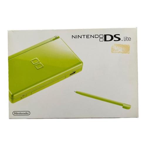 Nintendo DS Lite Lime Green (Boxed), Spelcomputers en Games, Spelcomputers | Nintendo DS, Gebruikt, DS Lite, Groen, Ophalen of Verzenden