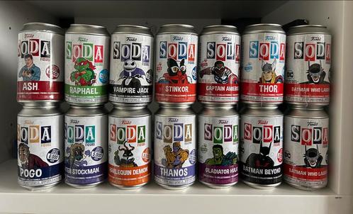 14x funko soda pops (incl 2x chase) losse verkoop mogelijk, Verzamelen, Poppetjes en Figuurtjes, Nieuw, Ophalen of Verzenden