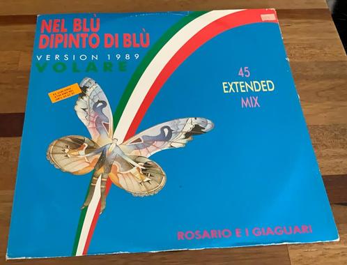 VINYL 12” MAXI SINGLE ROSARIO E I GIAGUARI NEL BLU DIPINTO, Cd's en Dvd's, Vinyl | Dance en House, Gebruikt, Disco, 12 inch, Verzenden