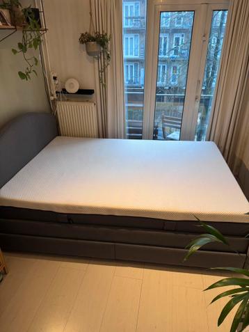 IKEA Hauga bed met lades + Emma Sleep O2 matras (140x200) - afbeelding 1 IKEA Hauga bed met lades + Emma Sleep O2 matras (140x200) - afbeelding 1