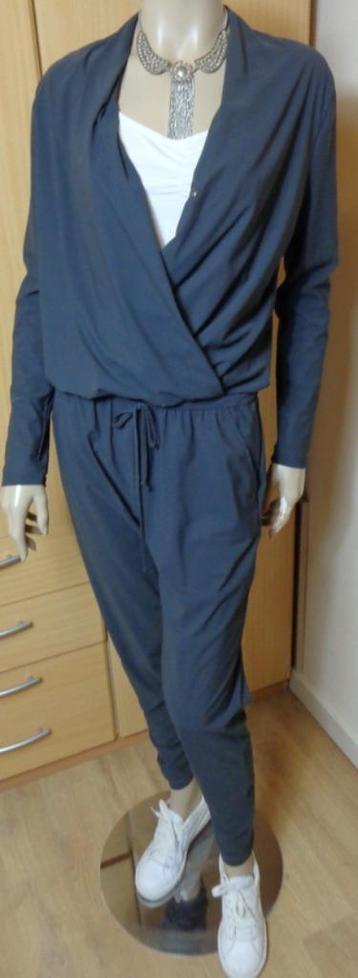 PS by Moscow grijze jumpsuit travelstof maat S