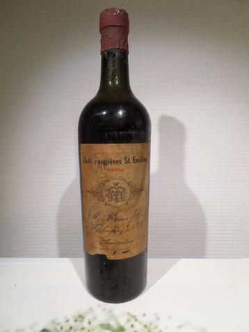 Wijn, St Emilion, (#8014), Chât Faugières, 1940